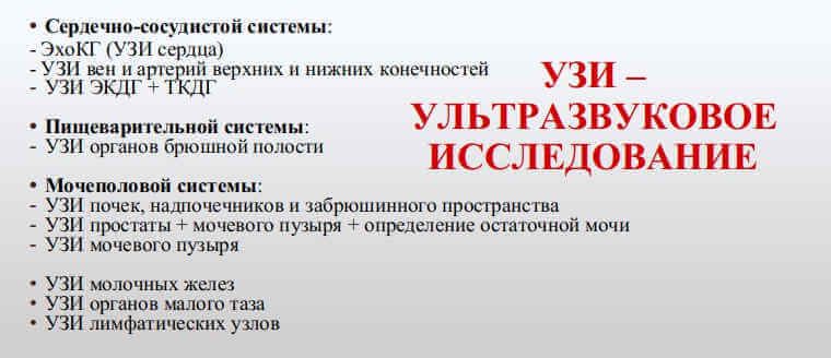 УЗИ – УЛЬТРАЗВУКОВОЕ ИССЛЕДОВАНИЕ